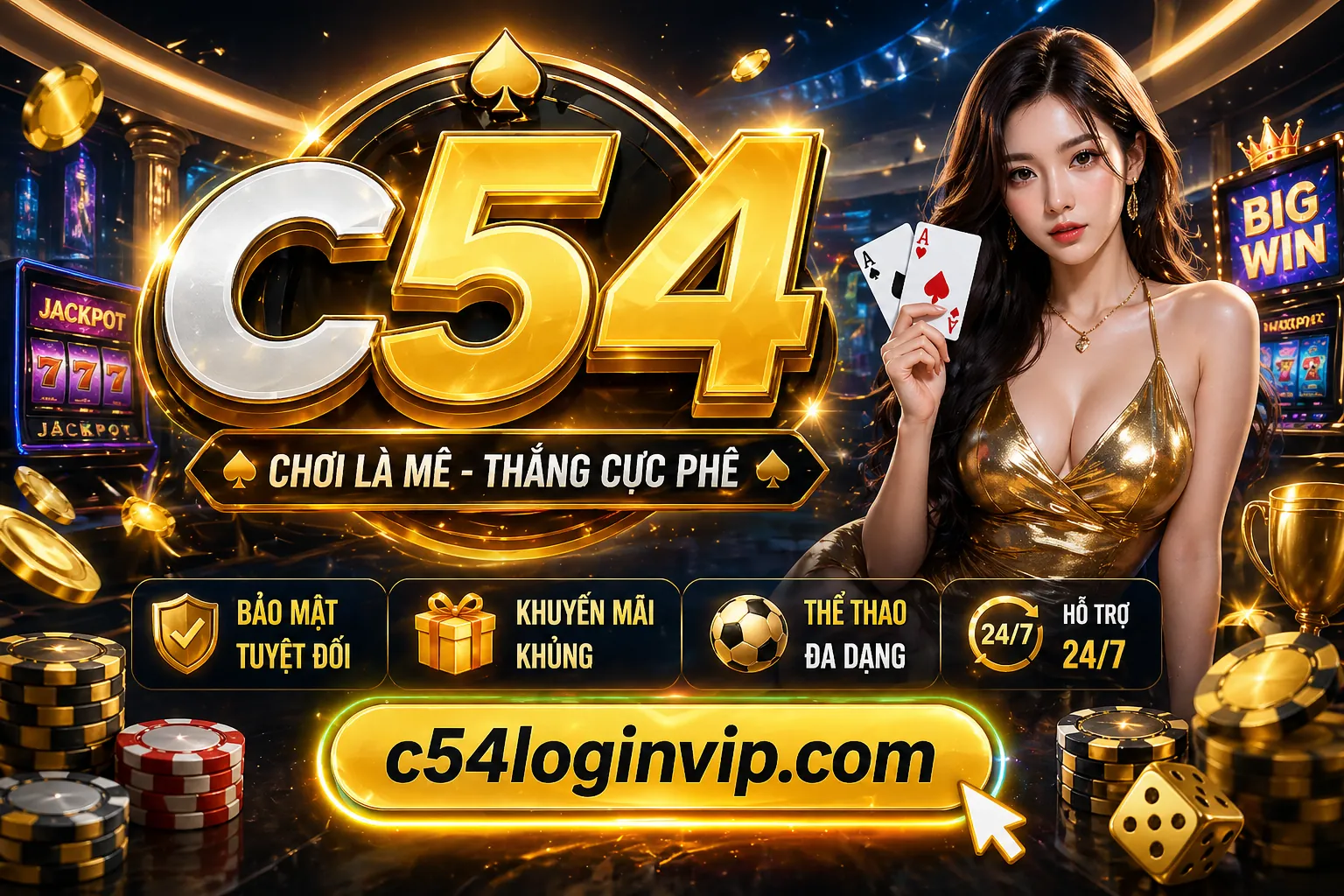 Biểu ngữ kêu gọi hành động sống động, khuyến khích người dùng đăng ký và nhận mã 100vip